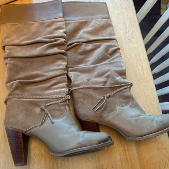 Vintage Zodiac Boots 7.5 Suede ca 1982 - Picture 3 of 6